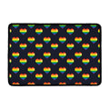 Rainbow Pixel 8-Bit LGBT Pride Heart Kitchen Mat