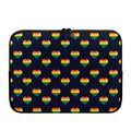 Rainbow Pixel 8-Bit LGBT Pride Heart Laptop Sleeve