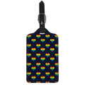 Rainbow Pixel 8-Bit LGBT Pride Heart Luggage Tag