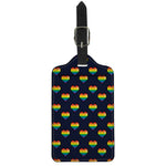 Rainbow Pixel 8-Bit LGBT Pride Heart Luggage Tag