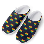 Rainbow Pixel 8-Bit LGBT Pride Heart Mesh Casual Shoes