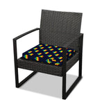Rainbow Pixel 8-Bit LGBT Pride Heart Outdoor Seat Cushion Cover