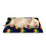 Rainbow Pixel 8-Bit LGBT Pride Heart Pet Cooling Mat Cover