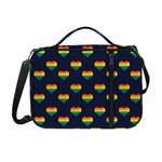 Rainbow Pixel 8-Bit LGBT Pride Heart Shoulder Strap Bible Bag