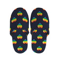 Rainbow Pixel 8-Bit LGBT Pride Heart Slippers