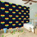 Rainbow Pixel 8-Bit LGBT Pride Heart Wall Sticker