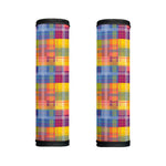 Rainbow Plaid Pattern Print Handle Covers