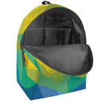 Rainbow Polygonal Geometric Print Backpack