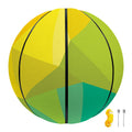 Rainbow Polygonal Geometric Print Basketball