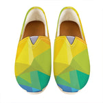 Rainbow Polygonal Geometric Print Casual Shoes