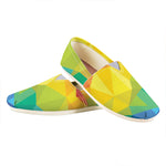 Rainbow Polygonal Geometric Print Casual Shoes