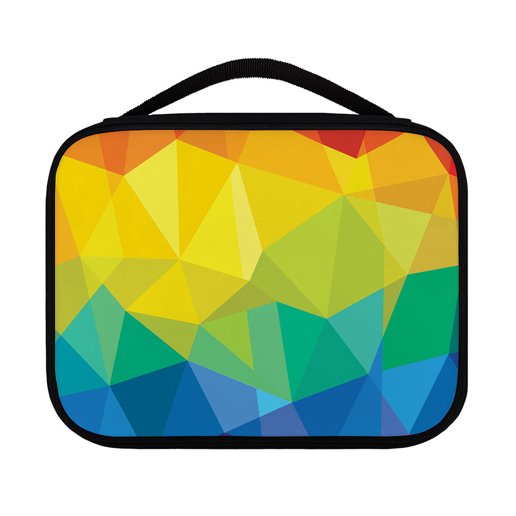 Rainbow Polygonal Geometric Print Classic Bible Case
