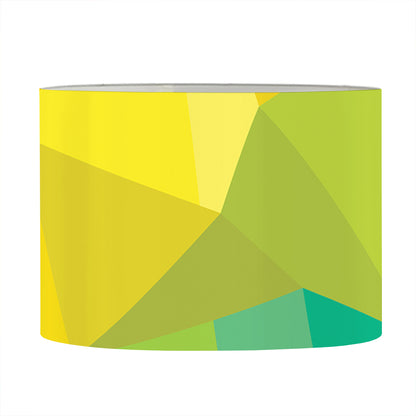 Rainbow Polygonal Geometric Print Drum Lamp Shade