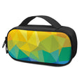 Rainbow Polygonal Geometric Print Portable Cooler Travel Case