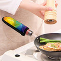Rainbow Polygonal Geometric Print Skillet Handle Cover