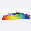 Rainbow Polygonal Geometric Print Sports Towel