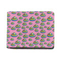Rainbow Poop Pattern Print Bifold Wallet