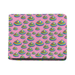 Rainbow Poop Pattern Print Bifold Wallet