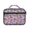 Rainbow Poop Pattern Print Briefcase Bible Bag