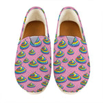 Rainbow Poop Pattern Print Casual Shoes