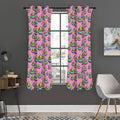 Rainbow Poop Pattern Print Grommet Curtain Panels