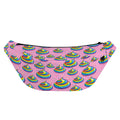 Rainbow Poop Pattern Print Fanny Pack