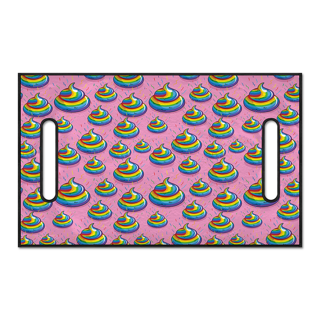 Rainbow Poop Pattern Print Golf Cart Seat Cover