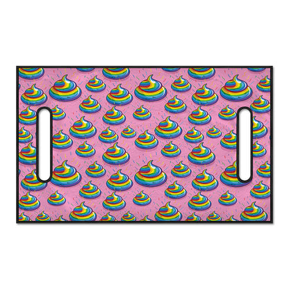 Rainbow Poop Pattern Print Golf Cart Seat Cover