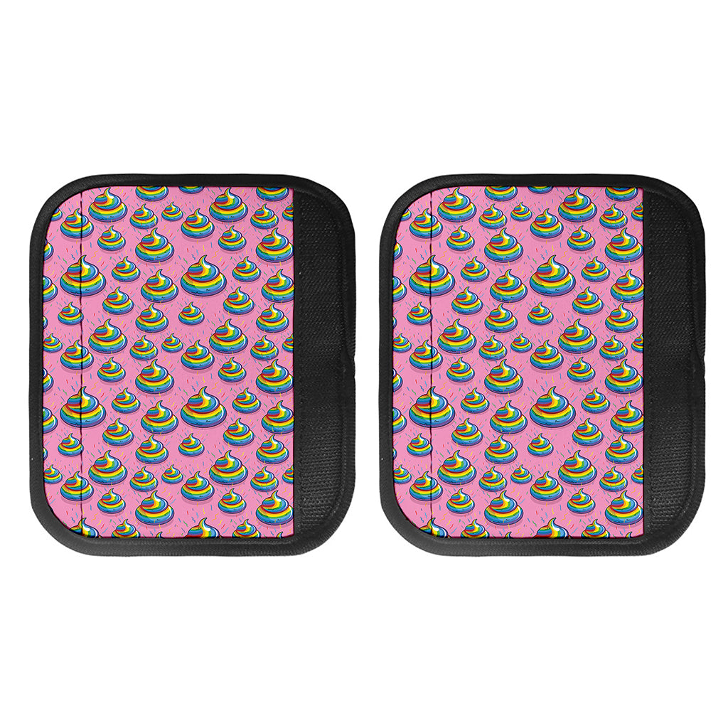 Rainbow Poop Pattern Print Handle Covers