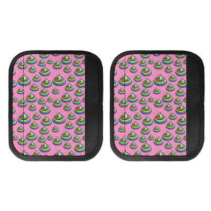 Rainbow Poop Pattern Print Handle Covers