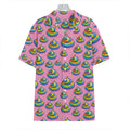 Rainbow Poop Pattern Print Hawaiian Shirt