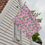 Rainbow Poop Pattern Print House Flag
