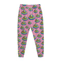 Rainbow Poop Pattern Print Jogger Pants