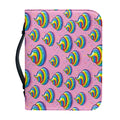 Rainbow Poop Pattern Print Leather Bible Cover