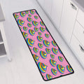 Rainbow Poop Pattern Print Long Kitchen Mat