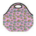 Rainbow Poop Pattern Print Neoprene Lunch Bag