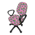 Rainbow Poop Pattern Print Office Chair Cover