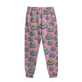 Rainbow Poop Pattern Print Sweatpants