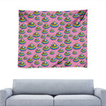 Rainbow Poop Pattern Print Tapestry
