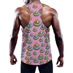 Rainbow Poop Pattern Print Training Tank Top