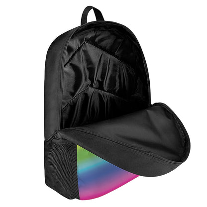 Rainbow Print 17 Inch Backpack