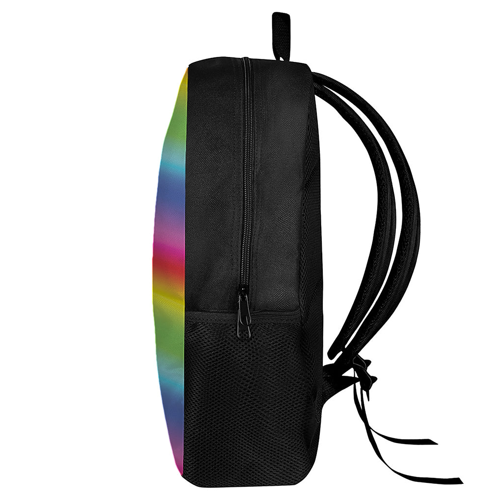 Rainbow Print 17 Inch Backpack