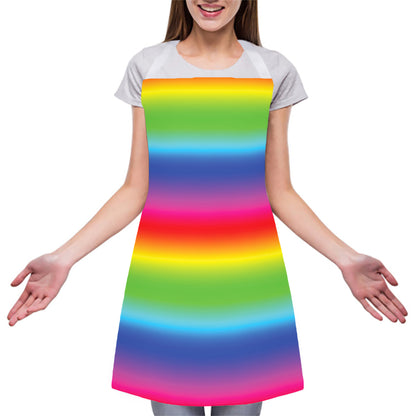 Rainbow Print Adjustable Apron