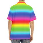 Rainbow Print Aloha Shirt