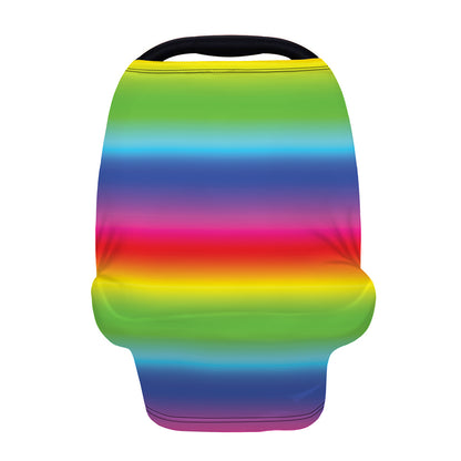 Rainbow Print Baby Seat Cover