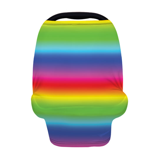 Rainbow Print Baby Seat Cover