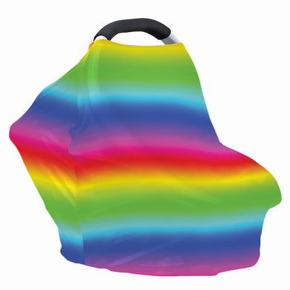 Rainbow Print Baby Seat Cover