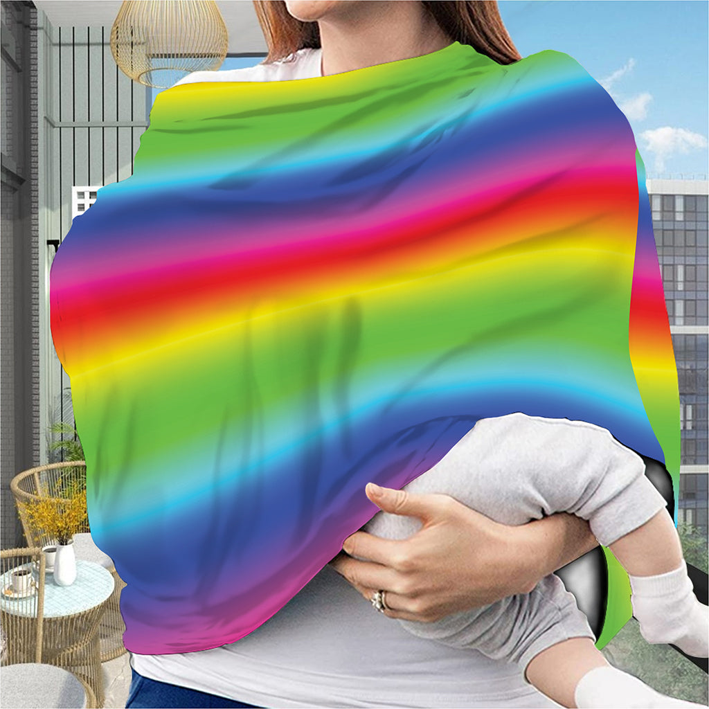 Rainbow Print Baby Seat Cover