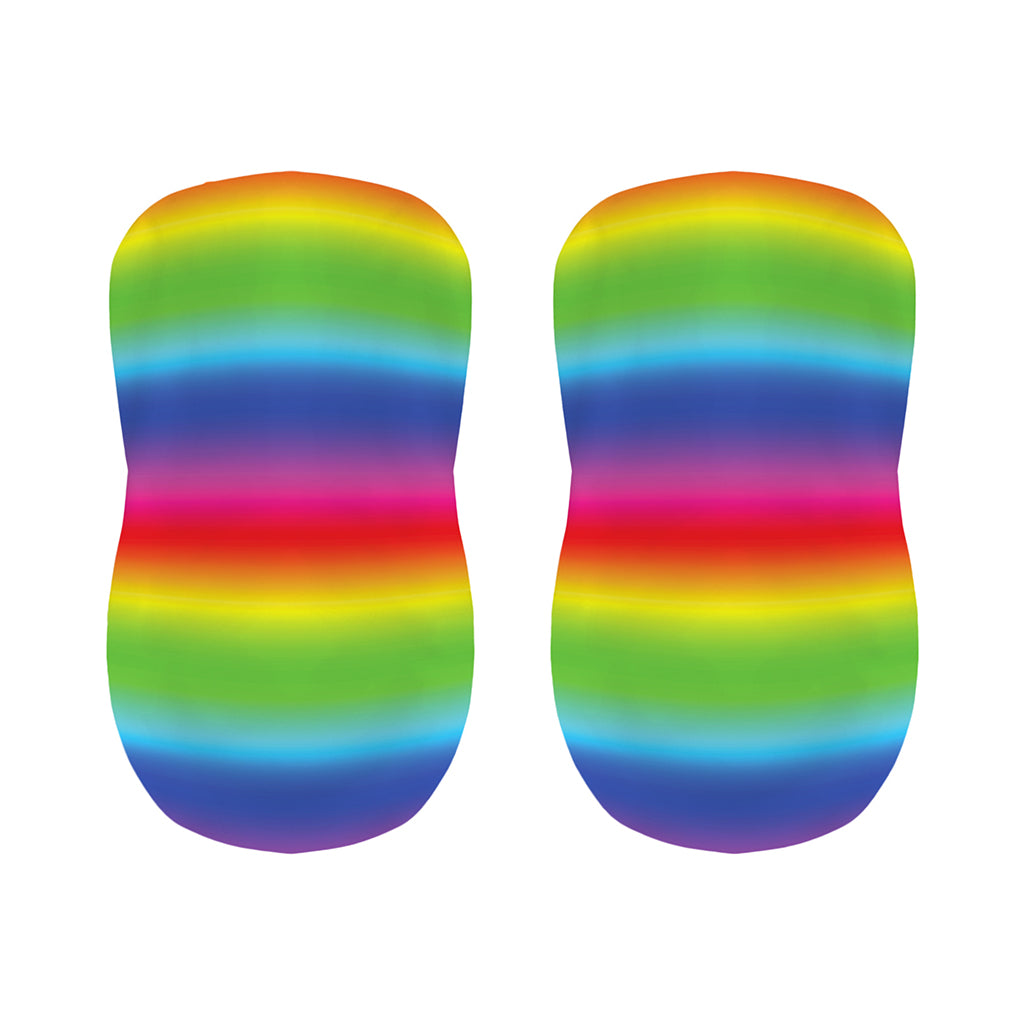 Rainbow Print Bar Stool Covers