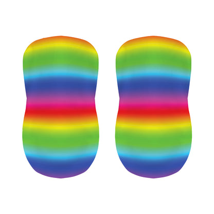 Rainbow Print Bar Stool Covers